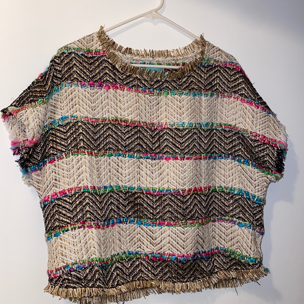Coco Colorful Tweed Top Large - Picture 2 of 4